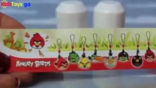 Play-Doh Town - Angry Birds - Surprise Eggs With Pendants Jajka Niespodzianki Z Zawieszkami -