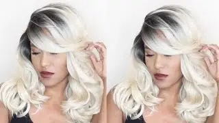 Uniwigs Review|| Angelia Synthetic Lace Front Wig SL01016