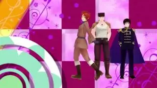 【APヘタリアMMD】Mawaru Chikyuu Rondo Ft 2P Axis