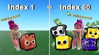 I Finish 1 to 60 Pet Index! Roblox Pet Merge 🐾