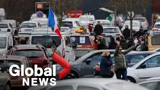 Paris braces for approaching European COVID-19 mandate protest convoy