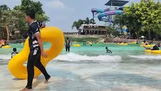 Kolam Ombak SANGKAN WATERPARK Kuningan Terbaru