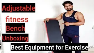 Adjustable Incline, Decline and Flat Bench- Sit Up Abs Fitness Bench for Full Body Workout