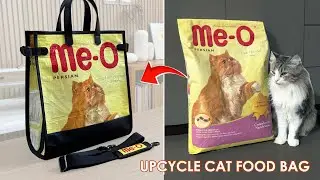 UPCYCLING CAT FOOD BAG (ASMR)
