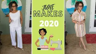 JUNE 2020 SEWING MAKES - 2020 SEWING GOALS - Sewing wardrobe essentials