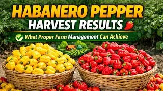 Habanero Pepper Harvest Results | What Proper Farm Management Can Achieve