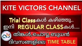 KITE VICTORS ONLINE CLASS TIMETABLE FROM 15/06/2020 June 15, June 16 , June 17