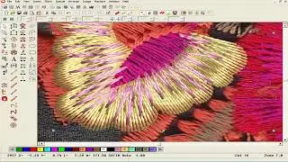 Embroidery designing tutorial on Wilcom software || embroidery design || No hand embroidery.(pat-28)