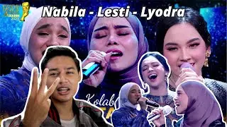 Lesti Kejora X Lyodra Ginting X Nabila Taqiyyah - Kolaborasi Diva Dangdut & Diva Pop Indonesia !!