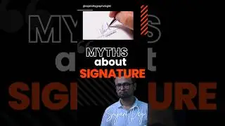 Psychology facts about signature! #graphology #signature