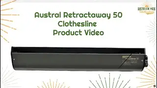 Austral Retractaway 50 Clothesline Product Video - Australian Made Clothesline
