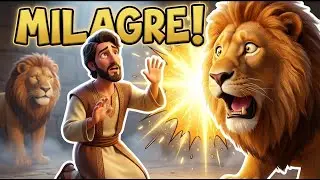 Daniel na Cova | Deus fecha a boca dos leões | Música infantil Cristã com Desenho