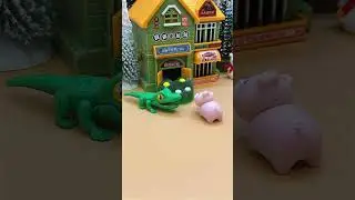 The little pig stole the little crocodile's gummy candies&mdash;how naughty! #AdorableExplosion