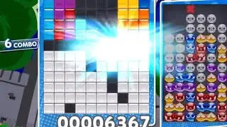 Crazy Puyo Puyo Tetris Swap Rounds and Pen Spins