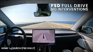Tesla FSD v14.1.7 &mdash; Full Drive in 10 Minutes | No Interventions!
