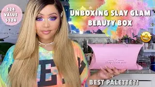 BEAUTY BOX REVIEW: SLAY GLAM BOX - APRIL 2020 || HIT OR MISS ? || UNBOXING & TUTORIAL