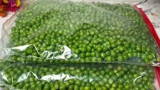 How to preserve peas upto one year at home/how to store peas for a long time