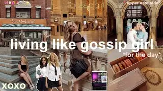 LIVING LIKE IM IN GOSSIP GIRL FOR THE DAY🍸 grand central, the met, central park, dinner & macrons