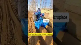 Customizable compact dual-ridge forming machine#farmlife #farmmachinery #technology #farm