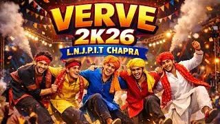 Power Folk Dance Performance by 3 Boys | VERVE 2K26 | LNJPIT Chapra | Best College Dance🔥