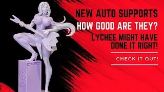 Как работают автоматические опоры в программе PrintMyMini 3D Lychee Slicer и как ими пользоваться