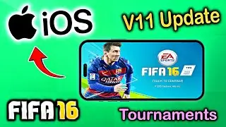 FIFA 16 Mobile For iOS ( iPhone ) - V11 Update FIFA16 iOS Gameplay - Tap Tuber