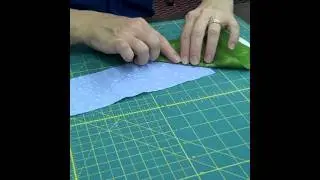 Foundation piecing sharp angles