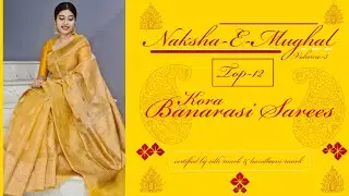 Debanjali's Hindi Series || Pure Kora Banarasi Saree Collection || Naksha E Mughal ||Episode-164 ||