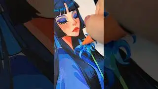 Blue aesthetic anime girl 💙Watch till end ✨