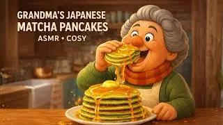 Cosy Cooking: Grandma&rsquo;s Japanese Matcha Pancakes 🍯 | ASMR Animation