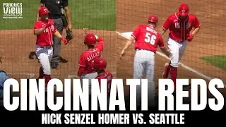 Nick Senzel Shows Off Opposite Field Power With Homer vs. Seattle Mariners | Reds Highlight