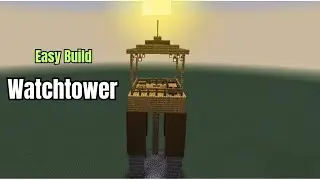 Easy Starter Watch Tower Build Minecraft 
