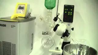 Lauda Alpha RA 8 Chiller Recirculator with Buchi Rotoevaporator