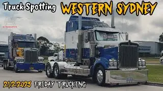 Truck Spotting Western Sydney 21/2/2025 Friday trucking #truck #trucking #trucks