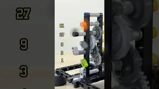 Gear Ratio Demonstration - LEGO Technic