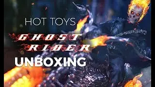 Hot Toys Ghost Rider with Hell Cycle Unboxing 1:6 Scale