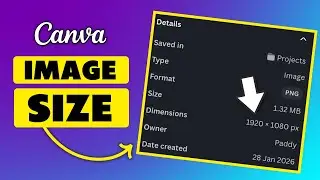 How To Know The Size Of Your Image In Canva