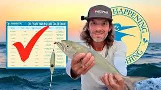 Use This Chart! To Choose Lure Colors Surf Fishing.  Gulf Coast Land-Bases Fishing.