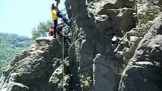 Torrentismo in Aspromonte - Butramo - Discesa cascata 20 m.