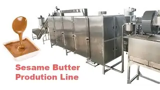 Industrial Sesame Paste Butter Tahini Halva Making Machine Processing Line Tahini Production Line