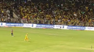 Ms Dhoni  Entry In Eden Gardens Kolkata | CSK vs KKR | Crowd Chanting 