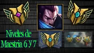 Como conseguir la maestr&iacute;a 6 y 7 | Niveles de Maestr&iacute;a 6 y 7 | League of Legends