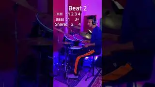 Beginner Beat2 of every drummer #beginnerdrumlessons #beginnerdrumlesson #drumlessons #drumtutorial