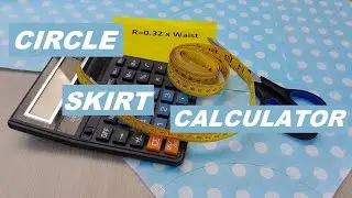 How to Draft a Half Circle Skirt Pattern on Fabric