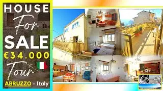 Exploring Scenic Italian Homes with Sunny Outdoor Living Spaces | House Tours in Abruzzo
