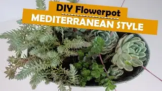 DIY Mediterranean Flower Pot | Let's Get Creative! 🌱 Plantkins