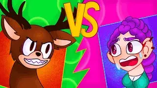 The DEER vs RUMI - Minecraft Race | 99 Nights In The Forest x K-pop Demon Hunters