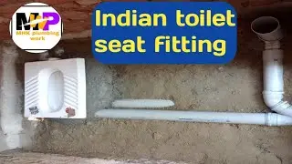 Indian toilet seat fitting & pipe line kaise kare Hindi mein   #Indiantoilet #pvcpipeline