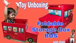 Unboxing Storage Box Bus | CJ's 3rd Toy Unboxing