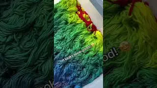 I dyed cotton yarn! Do you like to knit or crochet with cotton?